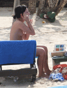 Lily Allen - Topless - Caribbean beach