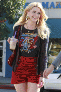  Mischa Barton in red shorts West Hollywood -Jan 20