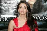 Aishwarya Rai Looking Gorgeous in a Red Saree at the Premiere of 'Provoked' - HQ Pictures...
