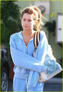 Ashley Tisdale In Blue Tracksuit Leaving Nail Salon in LA pictures