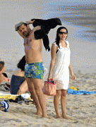 2bcdf12595223 Kelly Brook Black Bikini Candids in St Barth (x50)