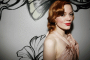 Rose McGowan At Prada party at the Prada store Soho New York -Feb 5