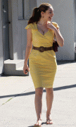 Kelly Brook - Yellow Dress at Venice 9