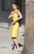 Kelly Brook - Yellow Dress at Venice 3
