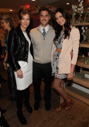Odette Yustman &amp; DB @ Avon and Elle Magazine Celebration in NYC 4/10/10