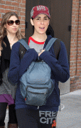 Sarah Silverman | Leaving Her New York Apartment "22.04.10" not HQ